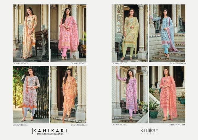Kanikari By Kilory 631-638 Cotton Salwar Suits Catalog